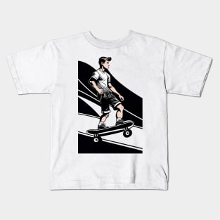 Skateboarder Kids T-Shirt